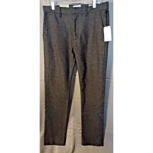 Goodfellow & Co Gray Wool Blend Slim Trouser Pants Mens 34x32 Flat Front New